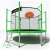 Батут с баскетбольным кольцом I-JUMP BASKET 6ft зеленый